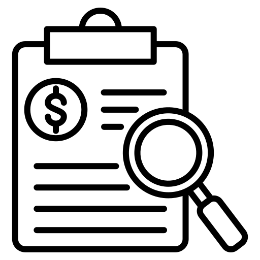 Travel payment tracking application icon